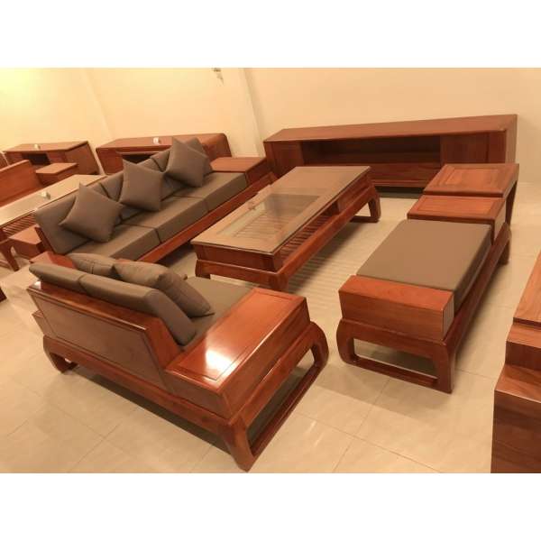 SOFA 2 VĂNG GỖ HƯƠNG ĐÁ _ HT112
